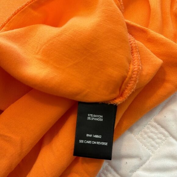 Torrid Nectarine Soft Stretch Challis Tank Top Blouse Size 1X - Picture 3 of 3